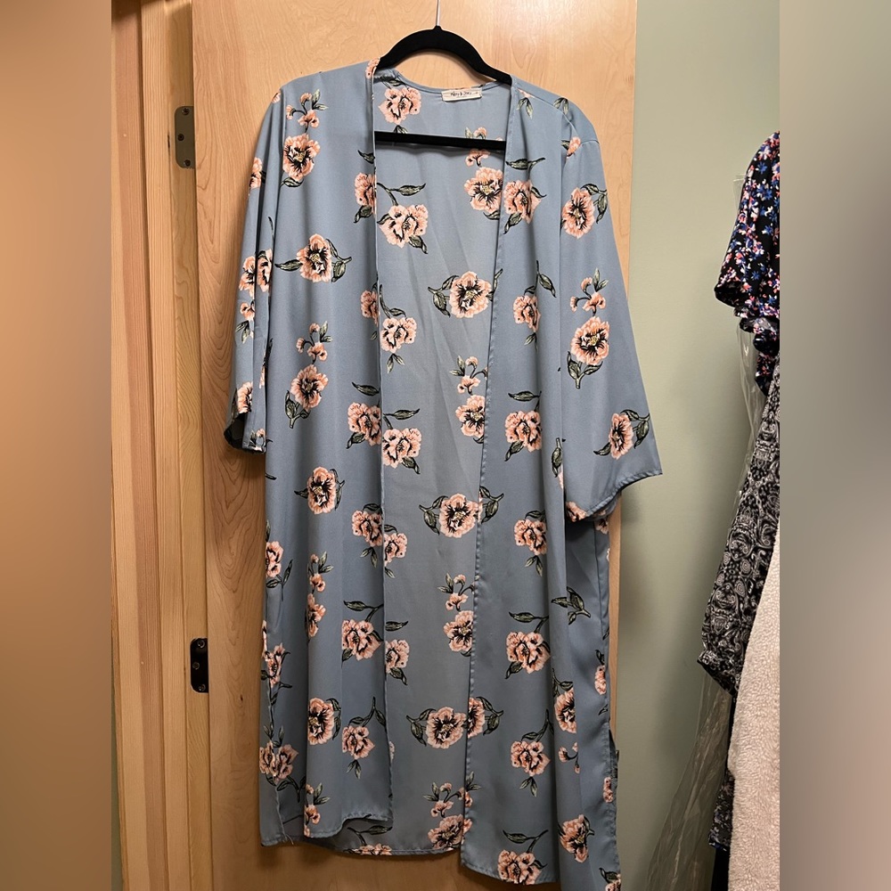 Mikey and Joey floral duster